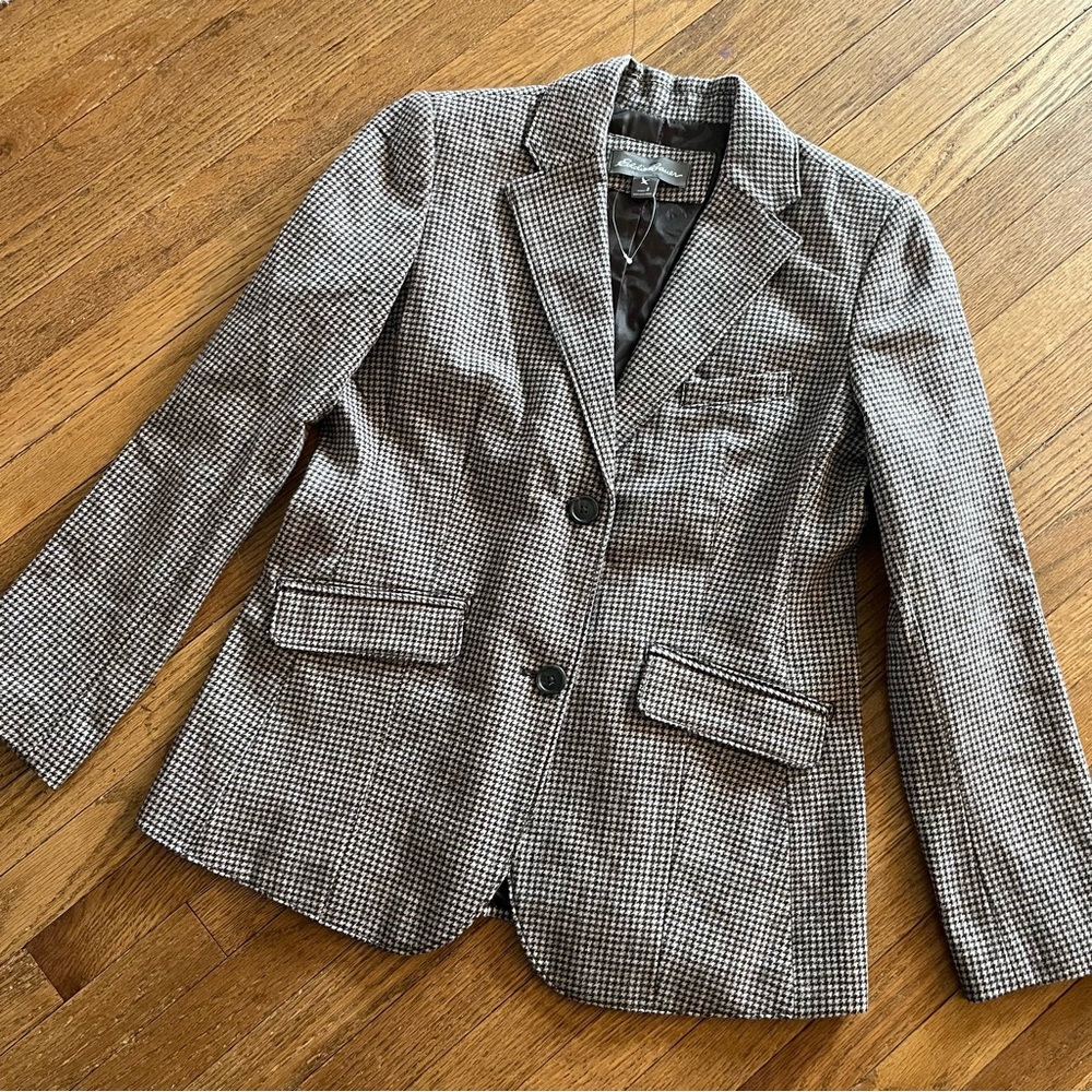Eddie Bauer Classic Woman’s Wool-Blend Blazer Size 8